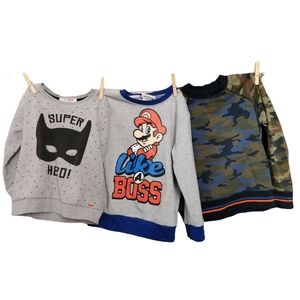 SIZES (4-6 YEARS) 3 PACK SWEATERS VGUC 